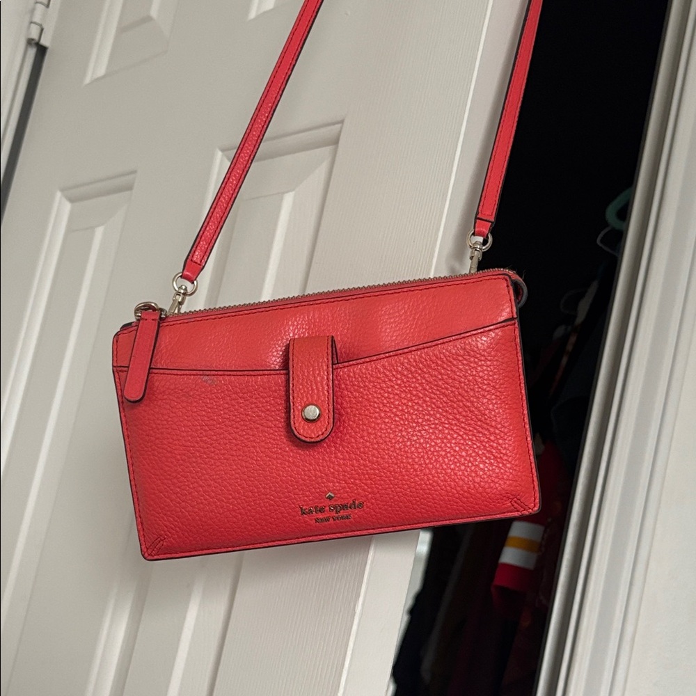 Kate Spade Vibrant Orange Crossbody Bag
